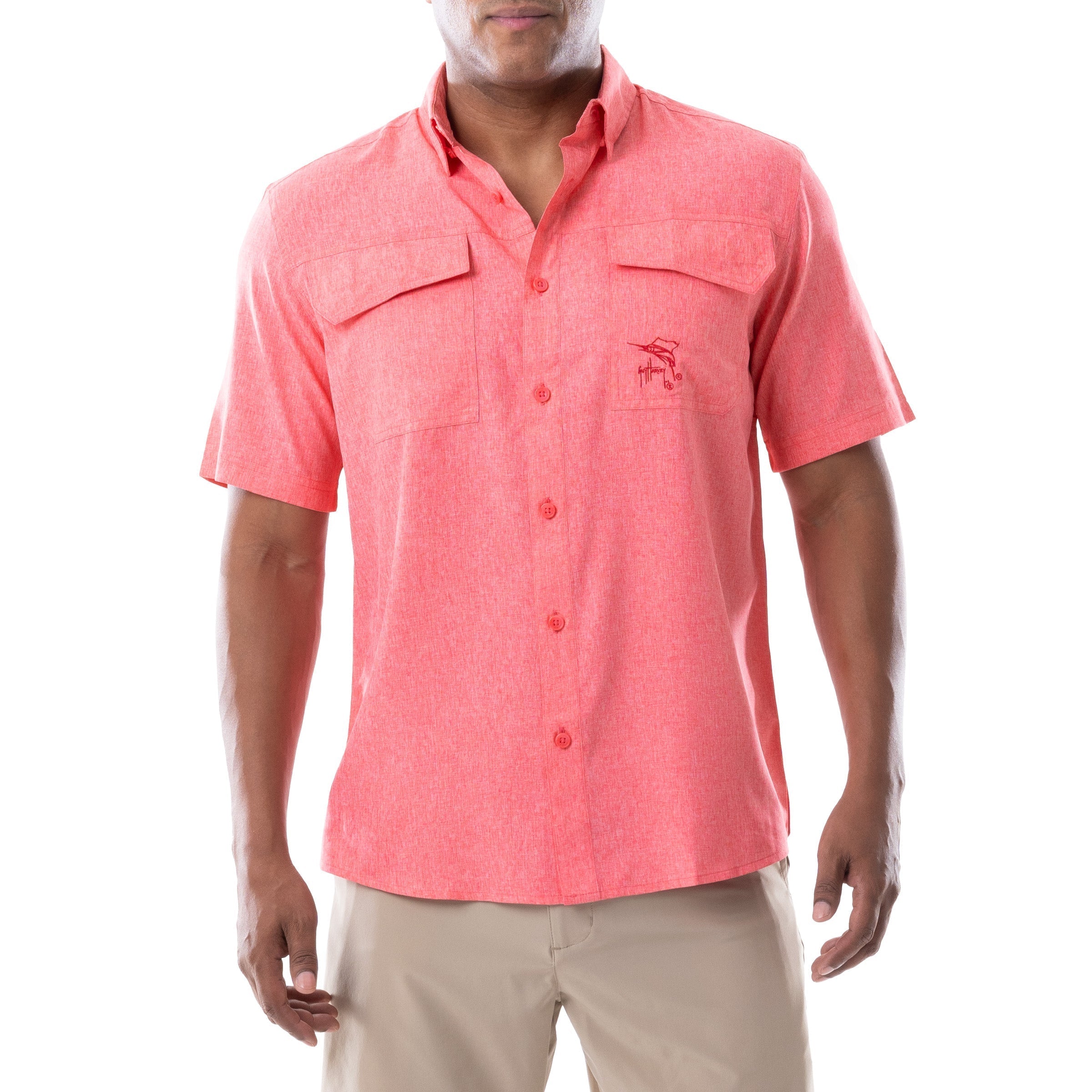 CAMISA HOMBRE HEATHER LS GUY HARVEY Outdoor Adventure Costa Rica