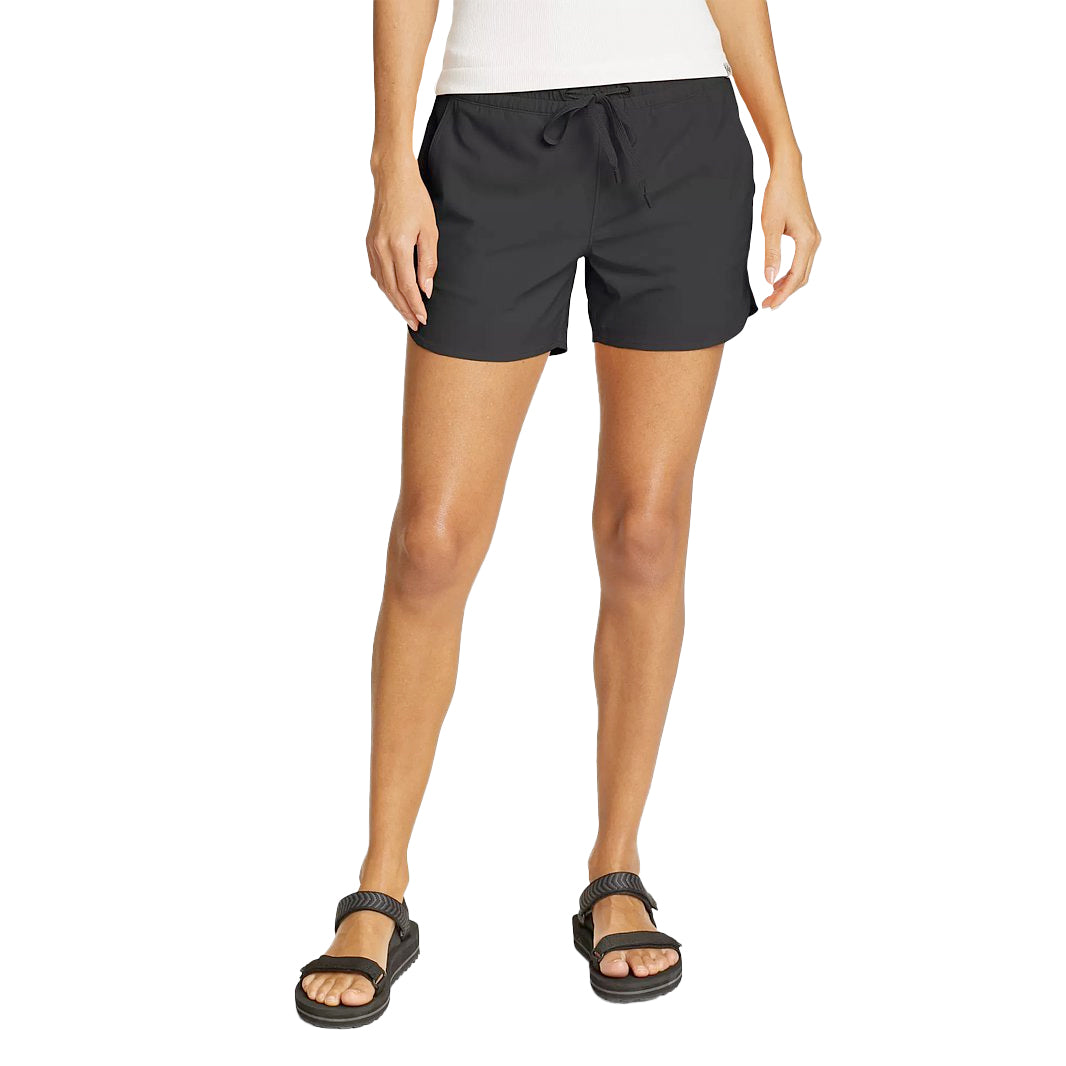 SHORT MUJER DEPARTURE EDDIE BAUER - Negro