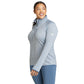 ABRIGO CON ZIPER PARA MUJER FLEECE HIGH ROUTE EDDIE BAUER-BLUE SMOKE