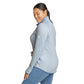 ABRIGO CON ZIPER PARA MUJER FLEECE HIGH ROUTE EDDIE BAUER-BLUE SMOKE