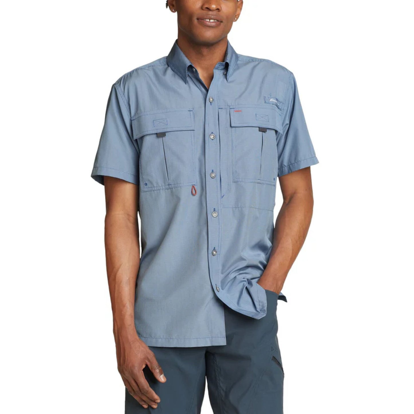 CAMISA HOMBRE UPF GUIDE 2.0 MANGA CORTA / EDDIE BAUER