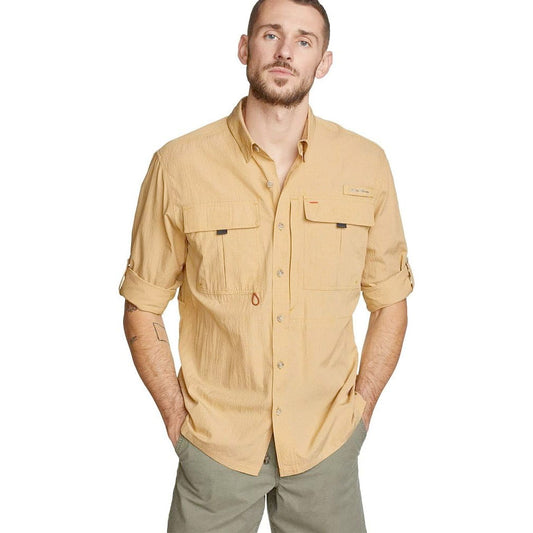 CAMISA EDDIE BAUER MANGA LARGA GUIDE 2.0 - ALASKA GOLD