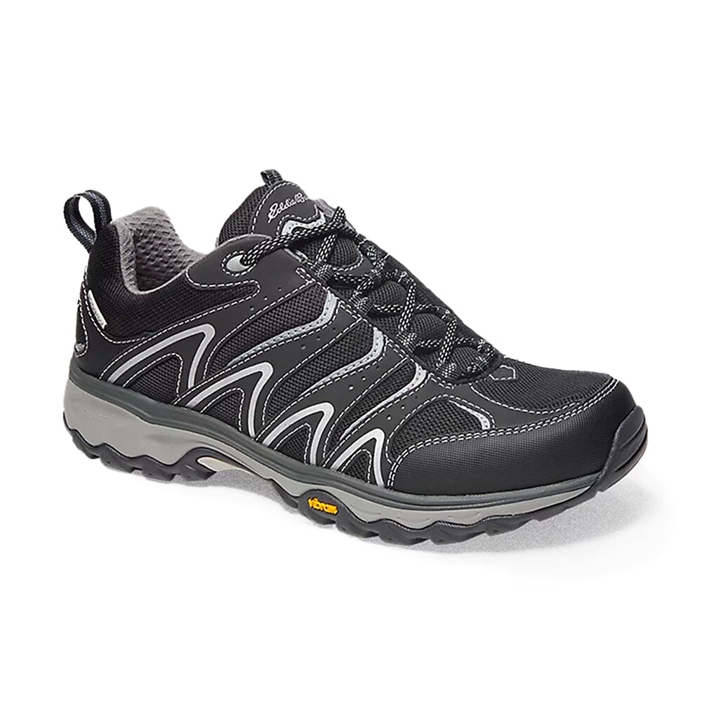 TENIS IMPERMEABLES DE HOMBRE PARA SENDERISMO EDDIE BAUER LUKLA PRO - NEGRO