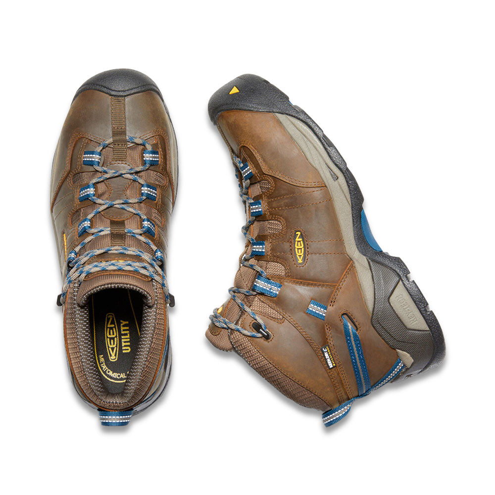 BOTA IMPERMEABLE DE TRABAJO PARA HOMBRE DETROIT XT - CASCADE BROWN / ORION BLUE