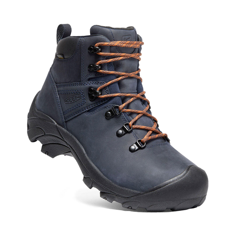 BOTA IMPERMEABLE PARA HOMBRE PYRENEES - BLACK IRIS / ORANGE FOSIL