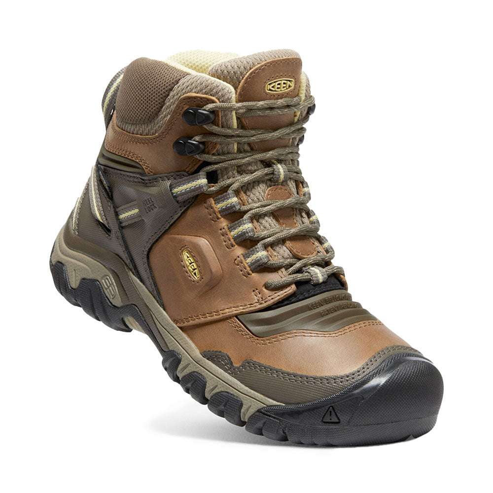 BOTA IMPERMEABLE PARA MUJER RIDGE FLEX MID - SAFARI/CUSTARD