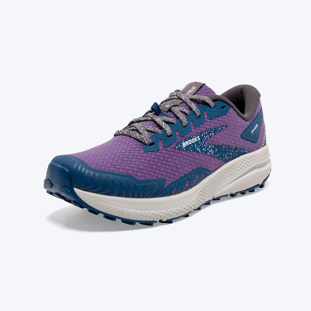 TENIS PARA MUJER DIVIDE 4 BROOKS- PURPLE/NAVY