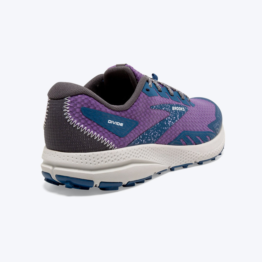 TENIS PARA MUJER DIVIDE 4 BROOKS- PURPLE/NAVY