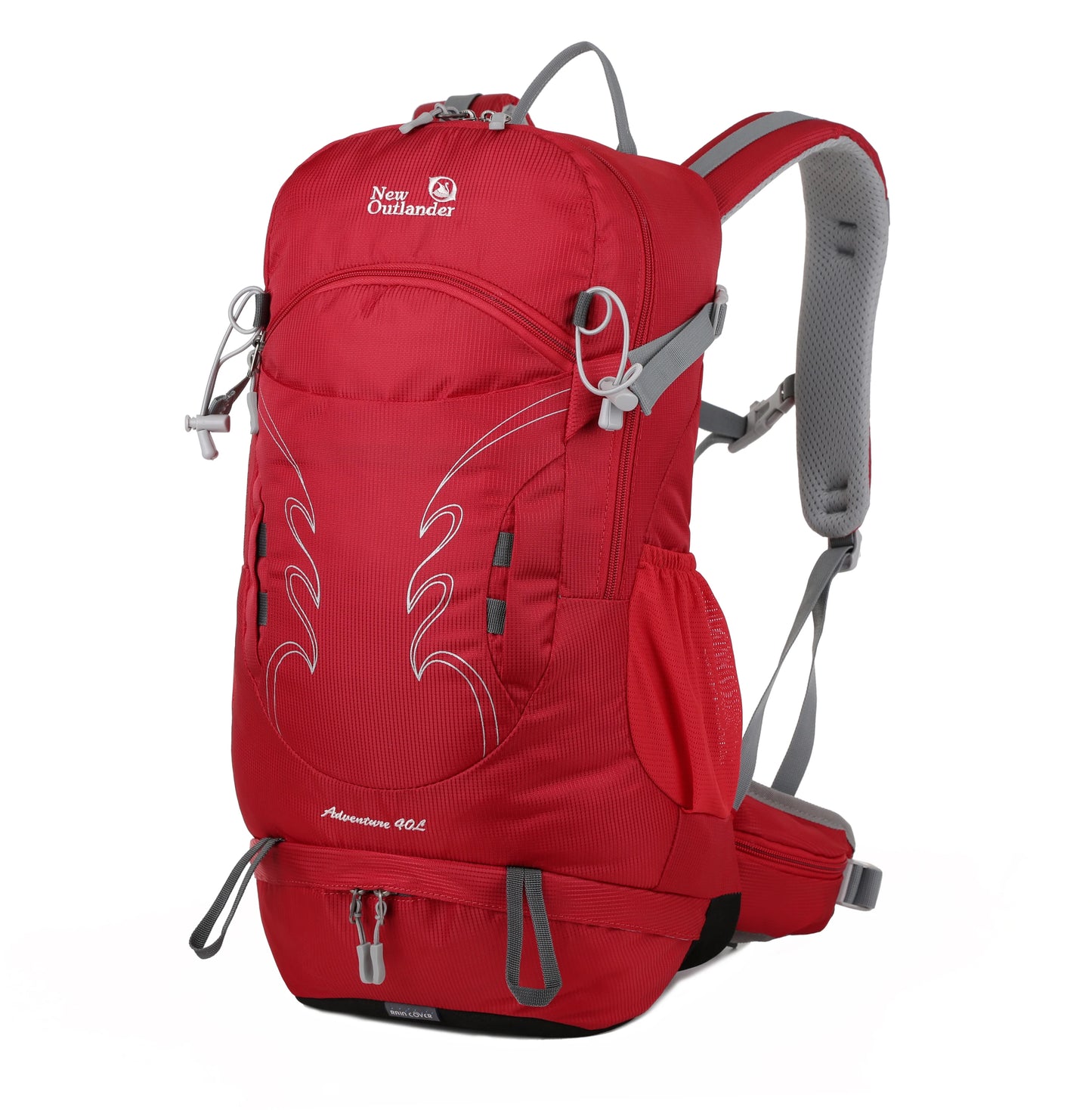 MOCHILA IMPERMEABLE ADVENTURE 40L - ROJO