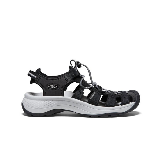 Sandalias Keen Astoria West Mujer Color Gris Con Negro | Outdoor Adventure Colombia