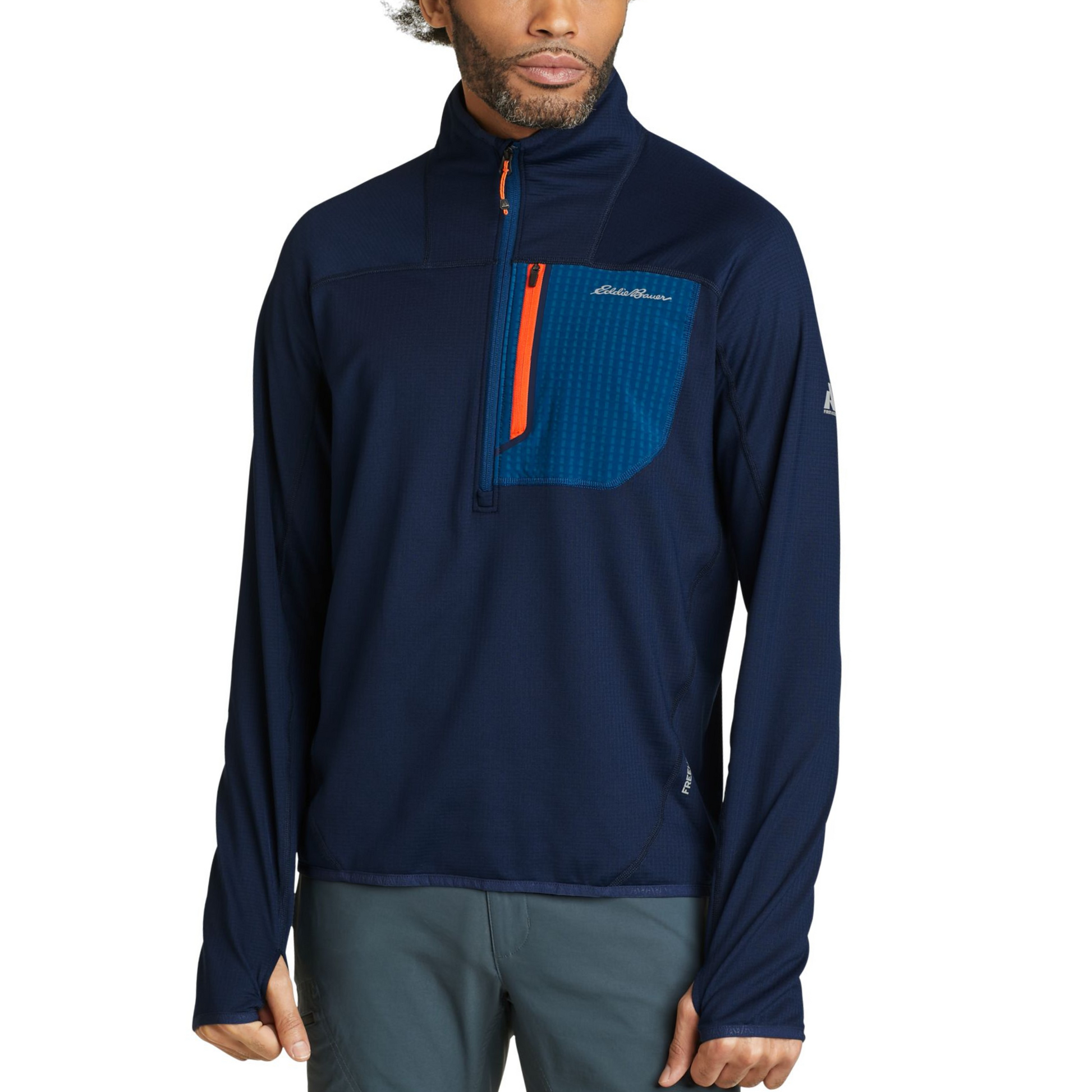 Chaqueta High Route Grid Eddie Bauer Hombre Azul | Outdoor Adventure Colombia