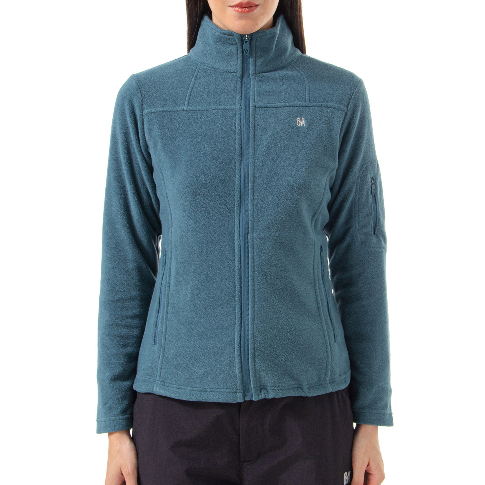 Chaqueta Polar OA Irazu Mujer Verde | Outdoor Adventure Colombia