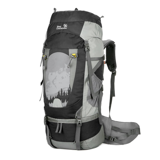 MOCHILA IMPERMEABLE 70L - GRIS#GRIS