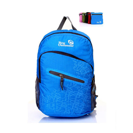 MOCHILA IMPERMEABLE PLEGABLE 20L - AZUL