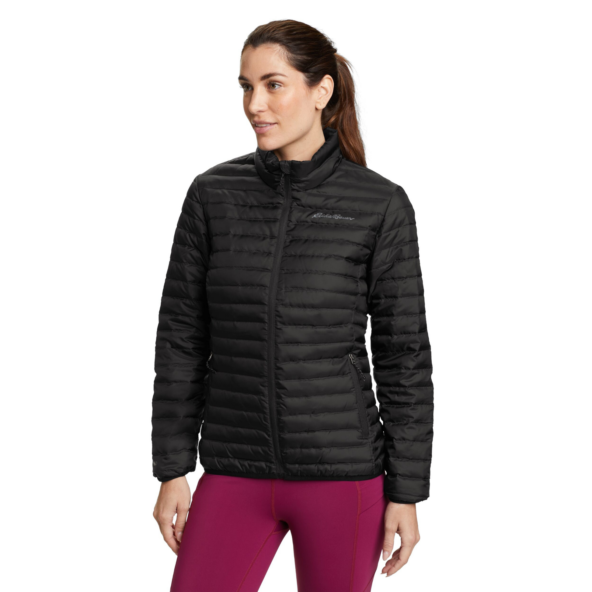 Chaqueta Microlight Down Eddie Bauer Mujer Negra | Outdoor Adventure Colombia