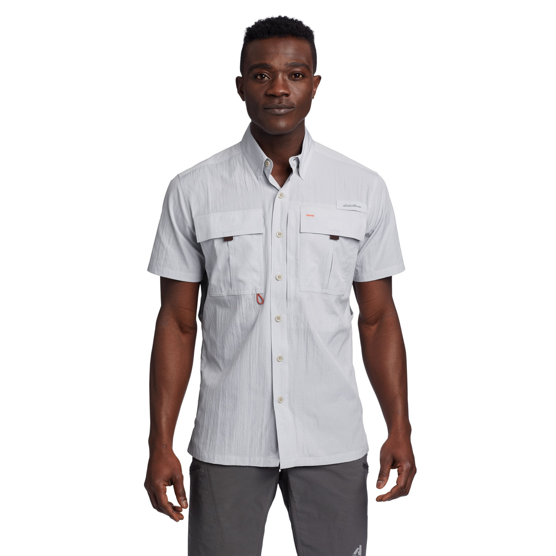 Camisa Eddie Bauer UPF Guide 2.0 Hombre Blanco | Outdoor Adventure Colombia