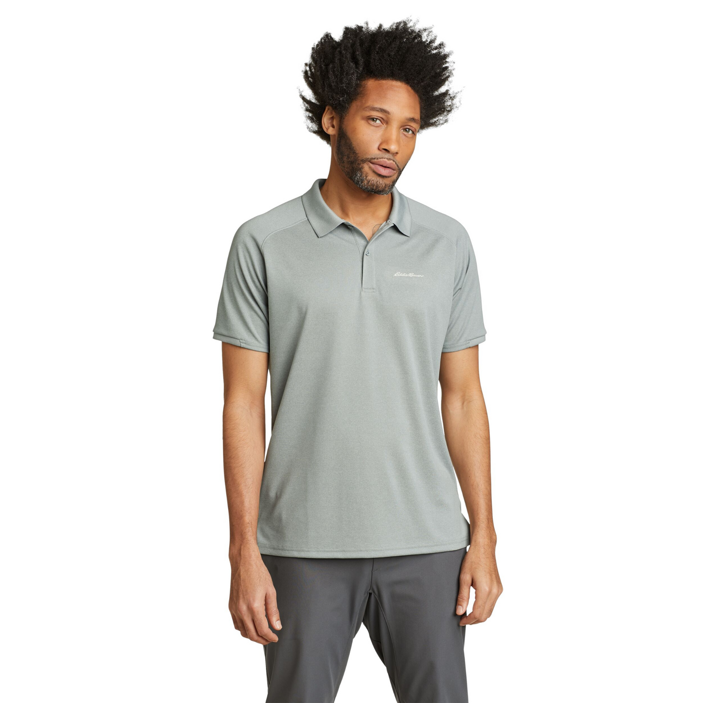 Camisa Polo Resolution Pro Eddie Bauer Gris | Outdoor Adventure Colombia