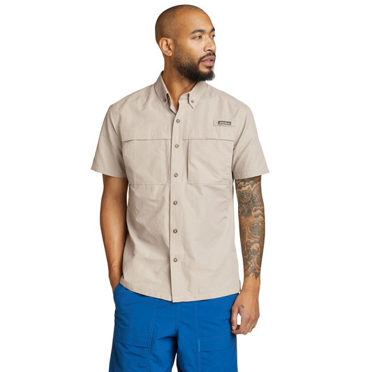 Camisa Hombre Ripstop Guide Eddie Bauer Beige | Outdoor Adventure Colombia