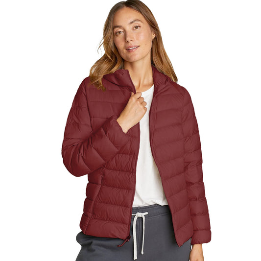 Jacket Térmica Mujer Cirruslite Down con Gorro Eddie Bauer