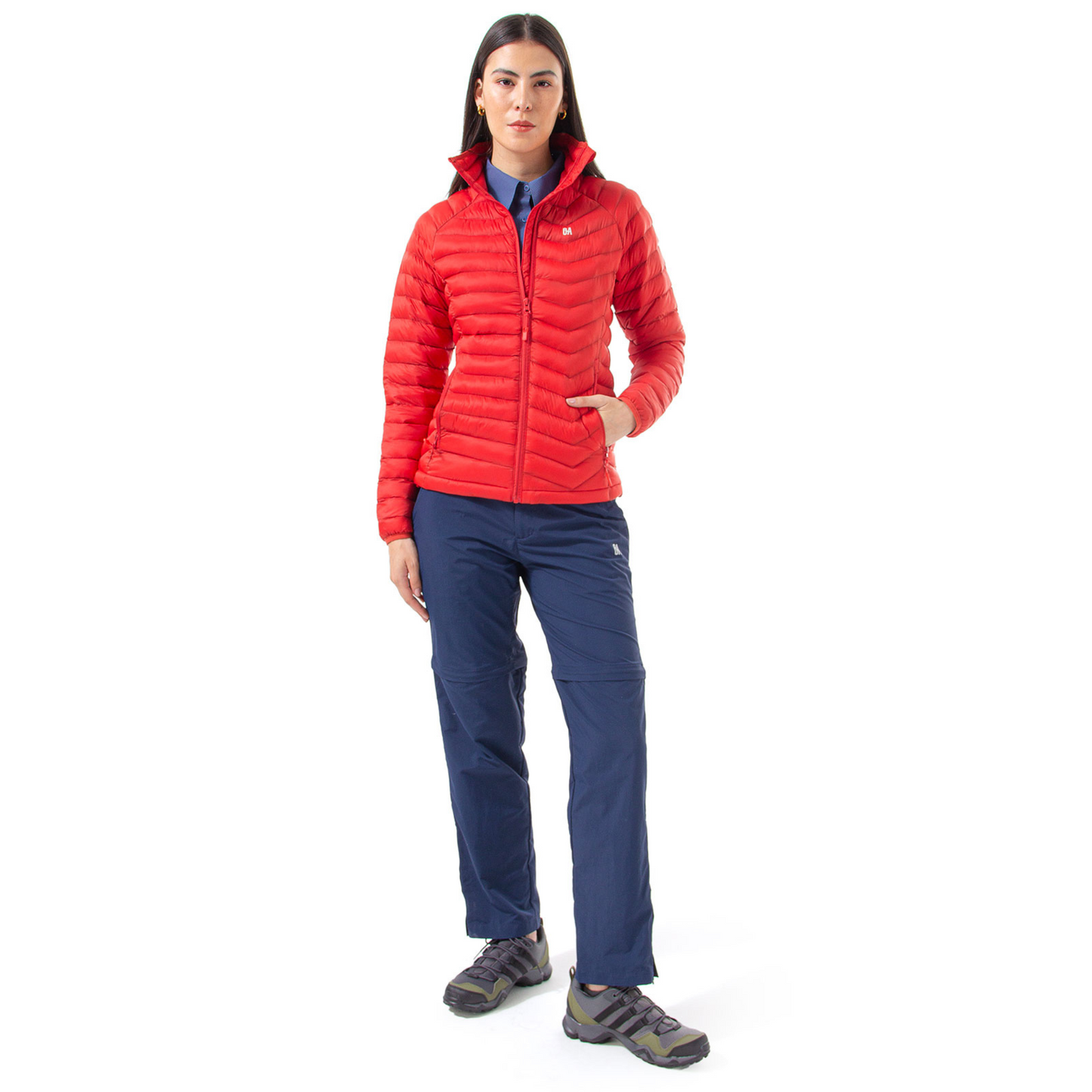 Chaqueta OA Nevado Mujer Roja | Outdoor Adventure Colombia