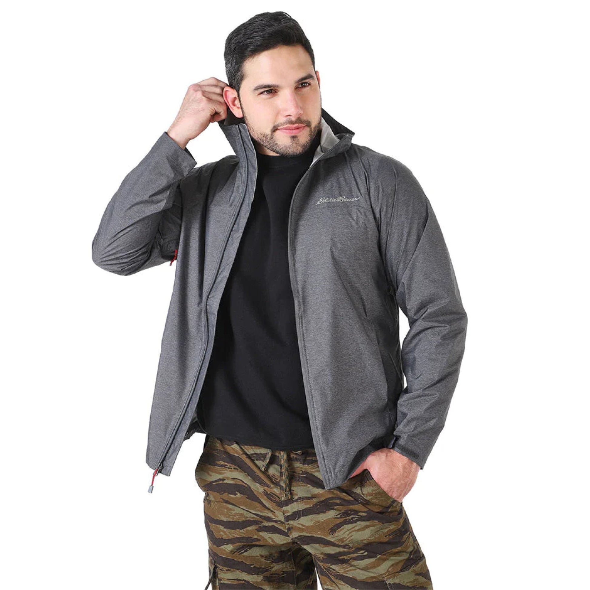 JACKET IMPERMEABLE PARA HOMBRE EDDIE BAUER CLOUD CAP - DK SMOKE#DK SMOKE