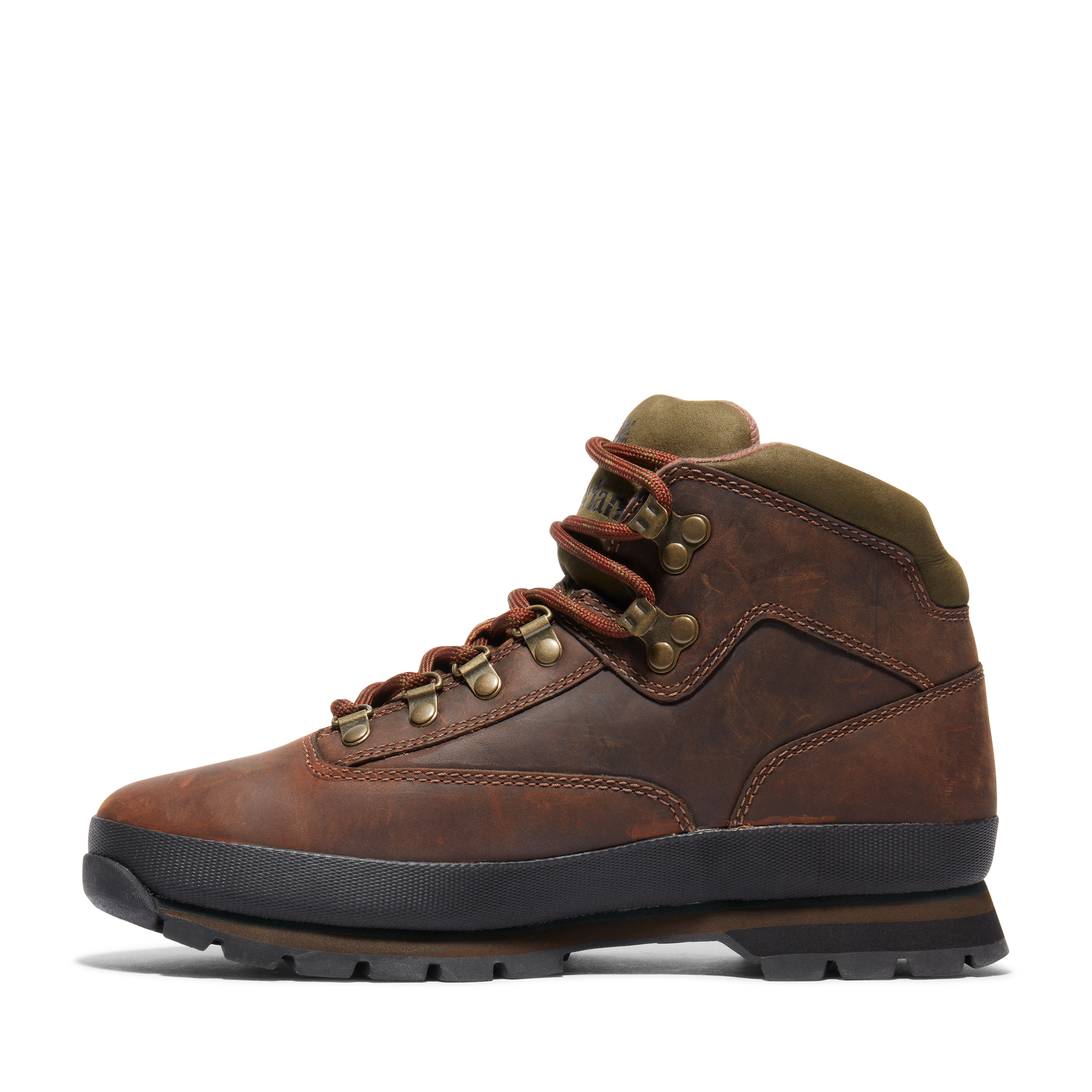 Bota Timberland Hombre Euro Hiker Cuero Café | Outdoor Adventure Colom…