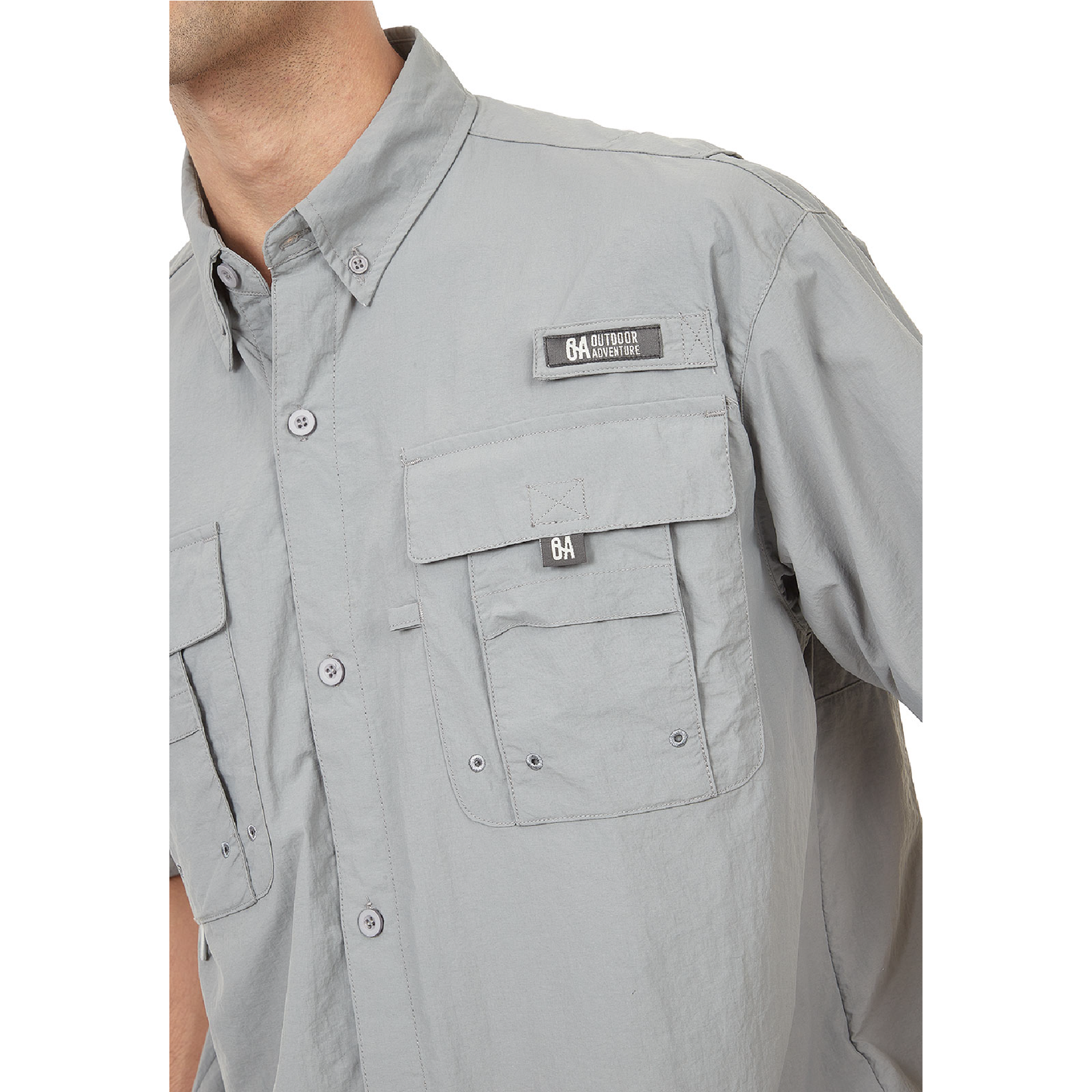 Camisa manga corta Outdoor Adventure Coiba - Gris