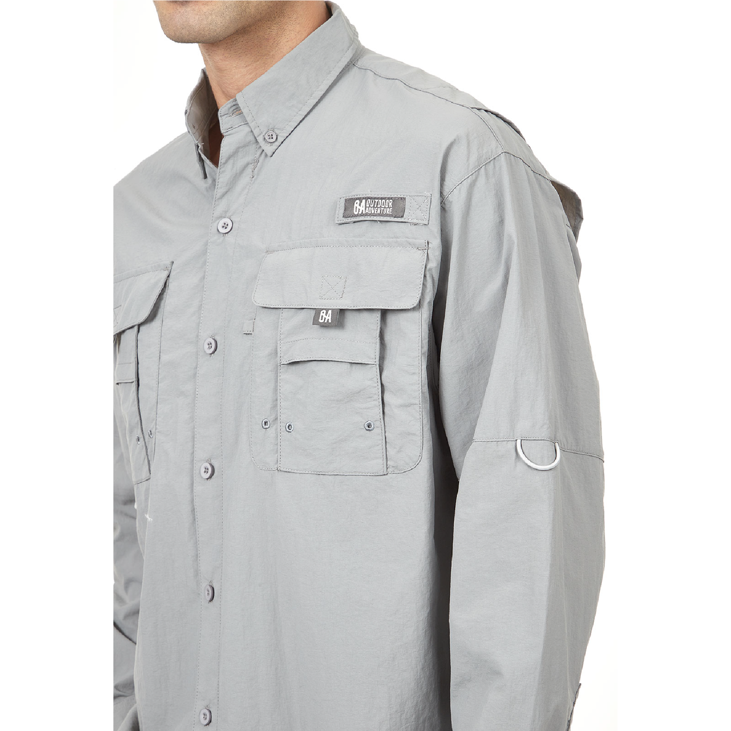 Camisa manga larga Outdoor Adventure Coiba - Gris