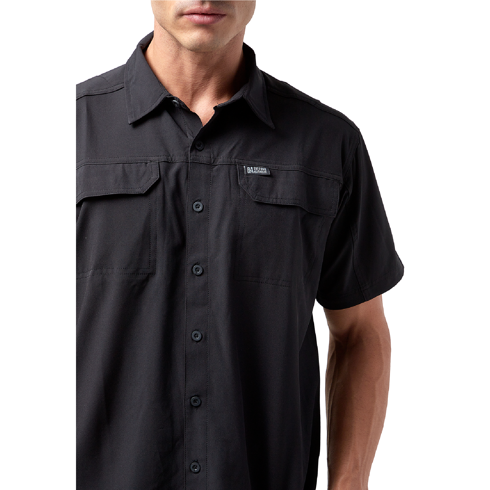 Camisa Oa Itamut Negra Hombre | Outdoor Adventure Colombia