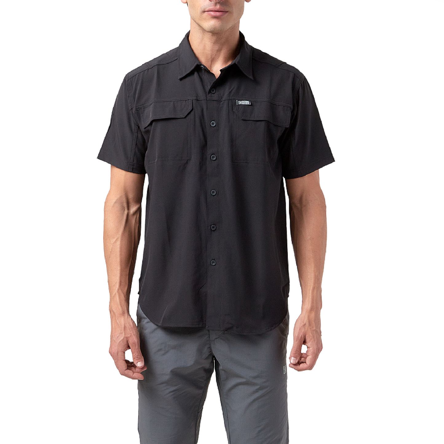 Camisa Oa Itamut Negra Hombre | Outdoor Adventure Colombia