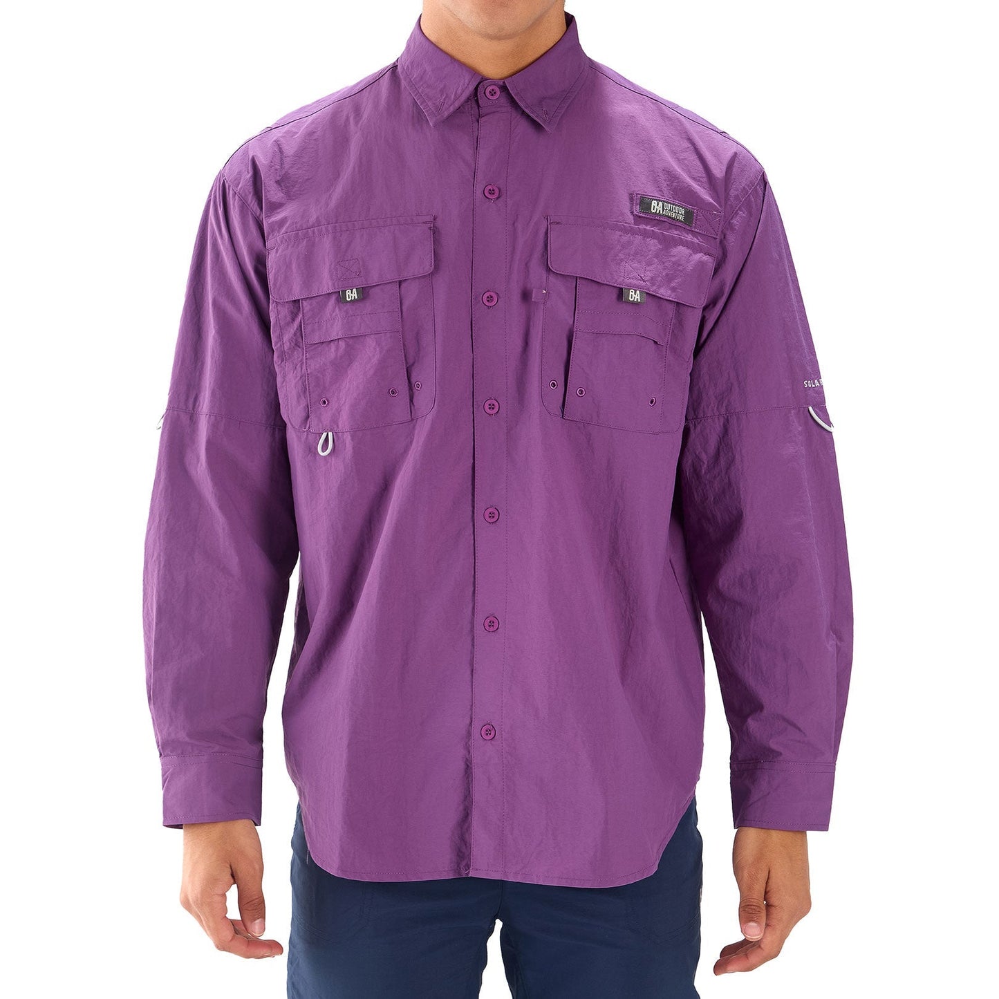 Camisa manga larga Outdoor Adventure Coiba - Morado