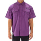 Camisa manga corta Outdoor Adventure Coiba - Morado