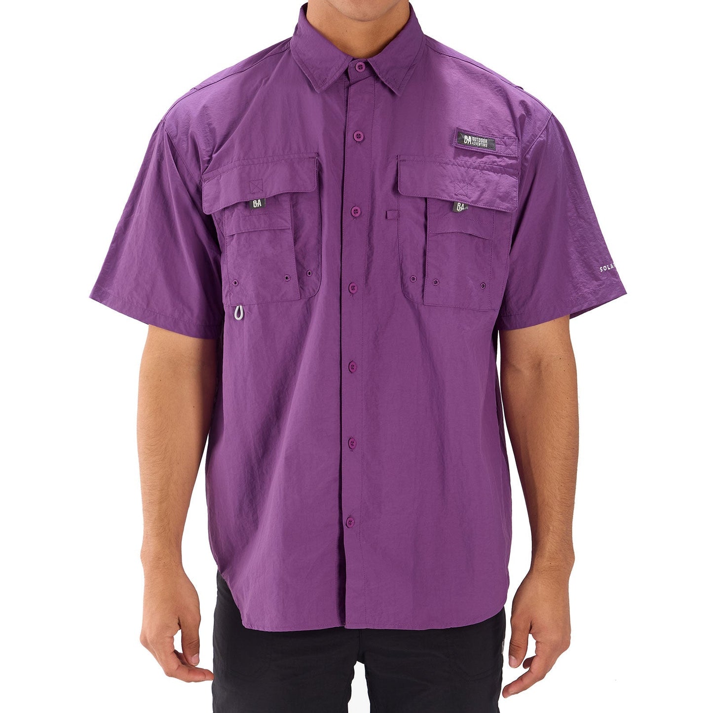 Camisa manga corta Outdoor Adventure Coiba - Morado