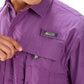 Camisa manga corta Outdoor Adventure Coiba - Morado