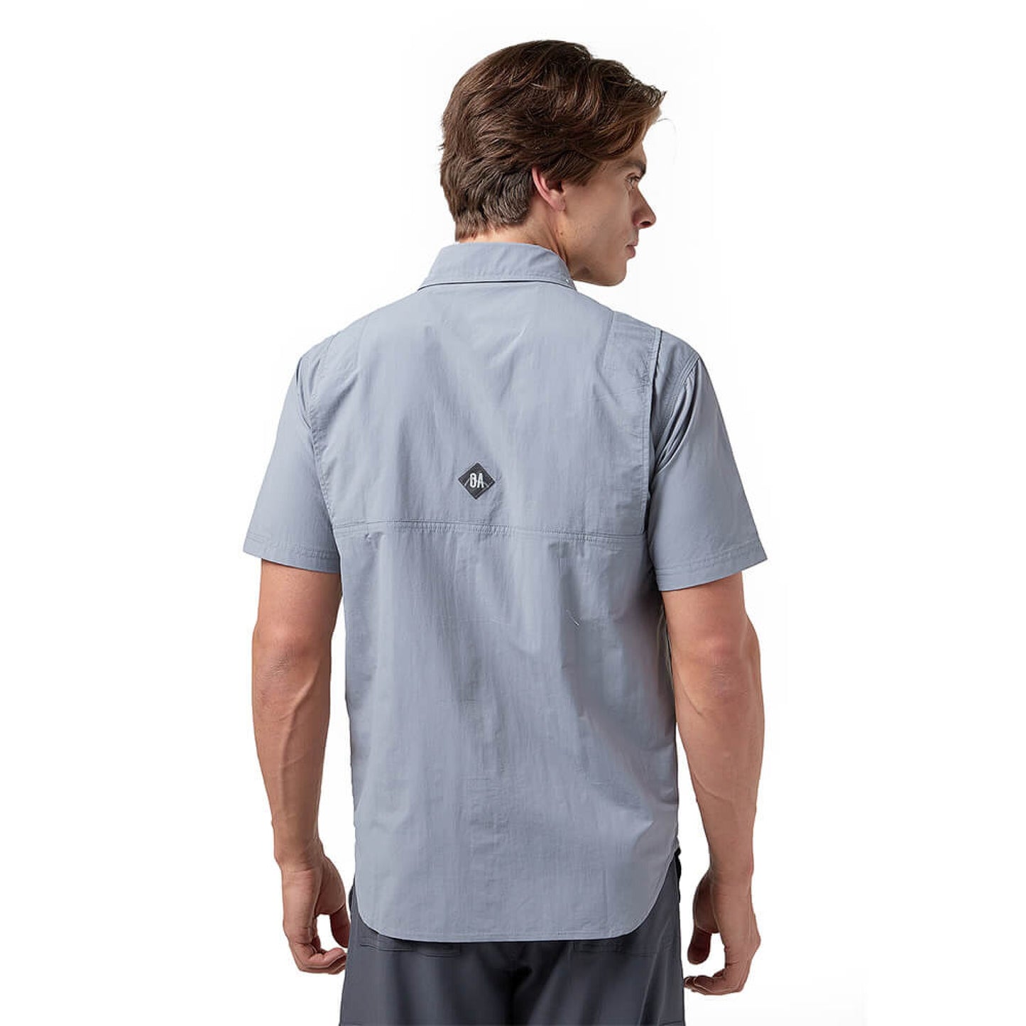 CAMISA DE HOMBRE GAMBOA SS / OUTDOOR ADVENTURE#Gris