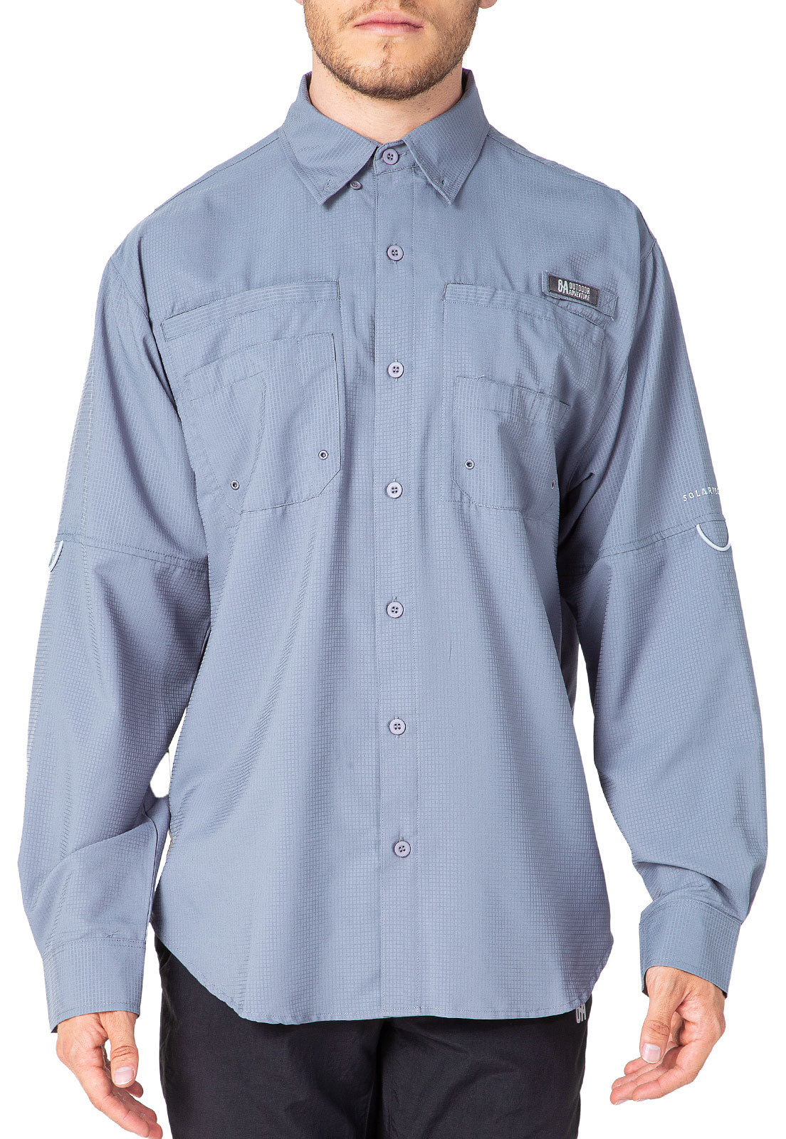 CAMISA HOMBRE SAMARA MANGA LARGA / OUTDOOR ADVENTURE - GRIS