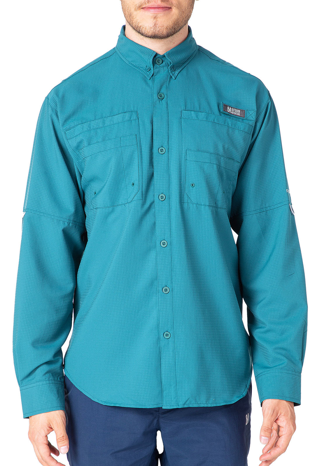 CAMISA HOMBRE SAMARA MANGA LARGA / OUTDOOR ADVENTURE - VERDE