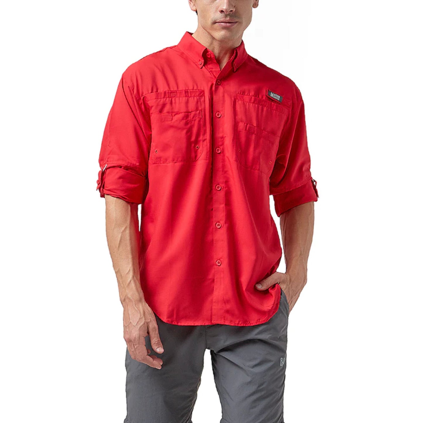 CAMISA DE HOMBRE SAMARA LS / OUTDOOR ADVENTURE - Roja