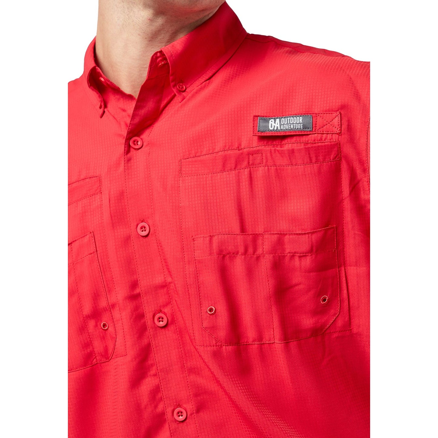 CAMISA DE HOMBRE SAMARA LS / OUTDOOR ADVENTURE#Rojo