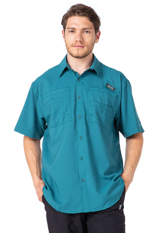 CAMISA HOMBRE SAMARA MANGA CORTA / OUTDOOR ADVENTURE - VERDE