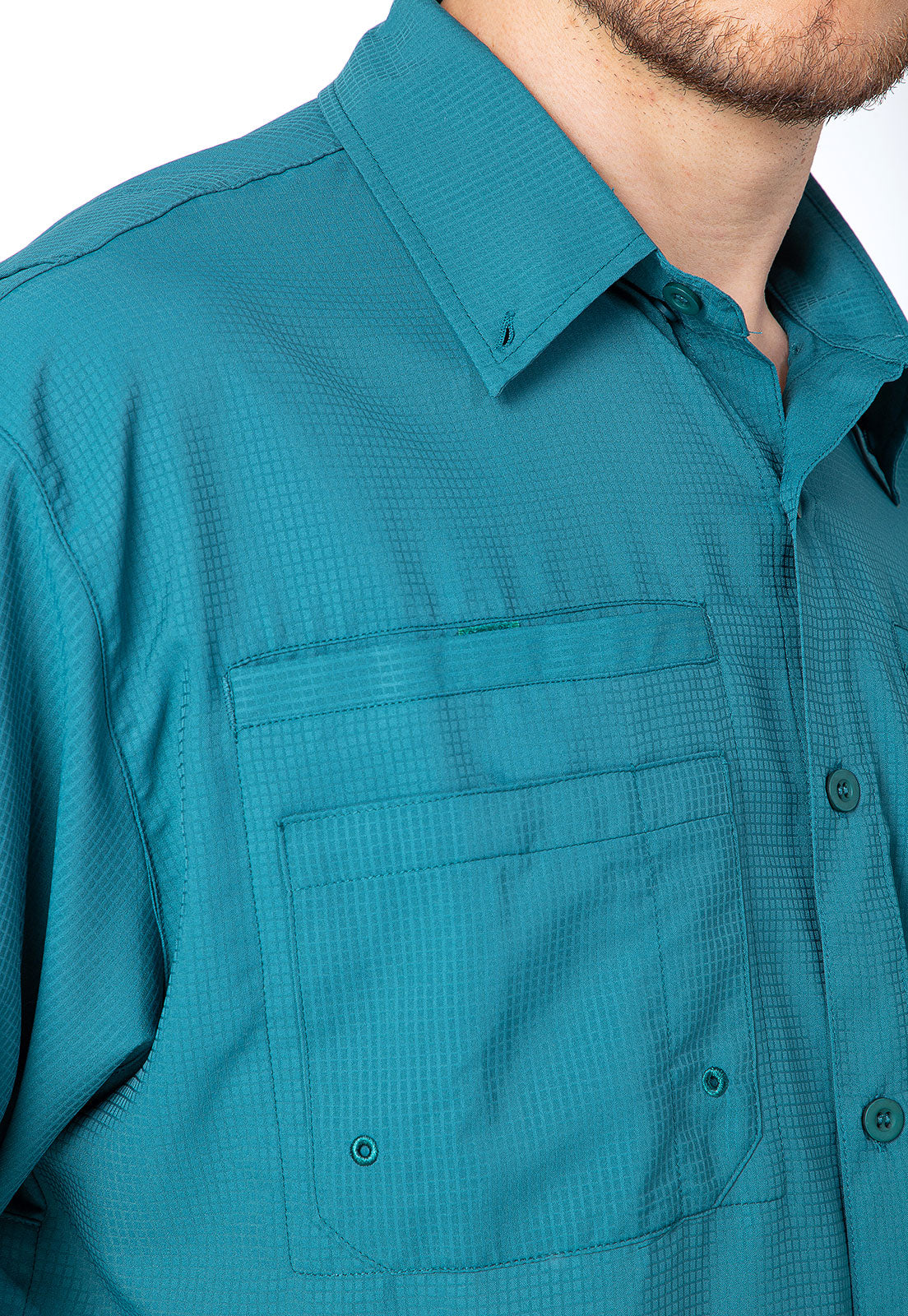 CAMISA HOMBRE SAMARA MANGA CORTA / OUTDOOR ADVENTURE - VERDE