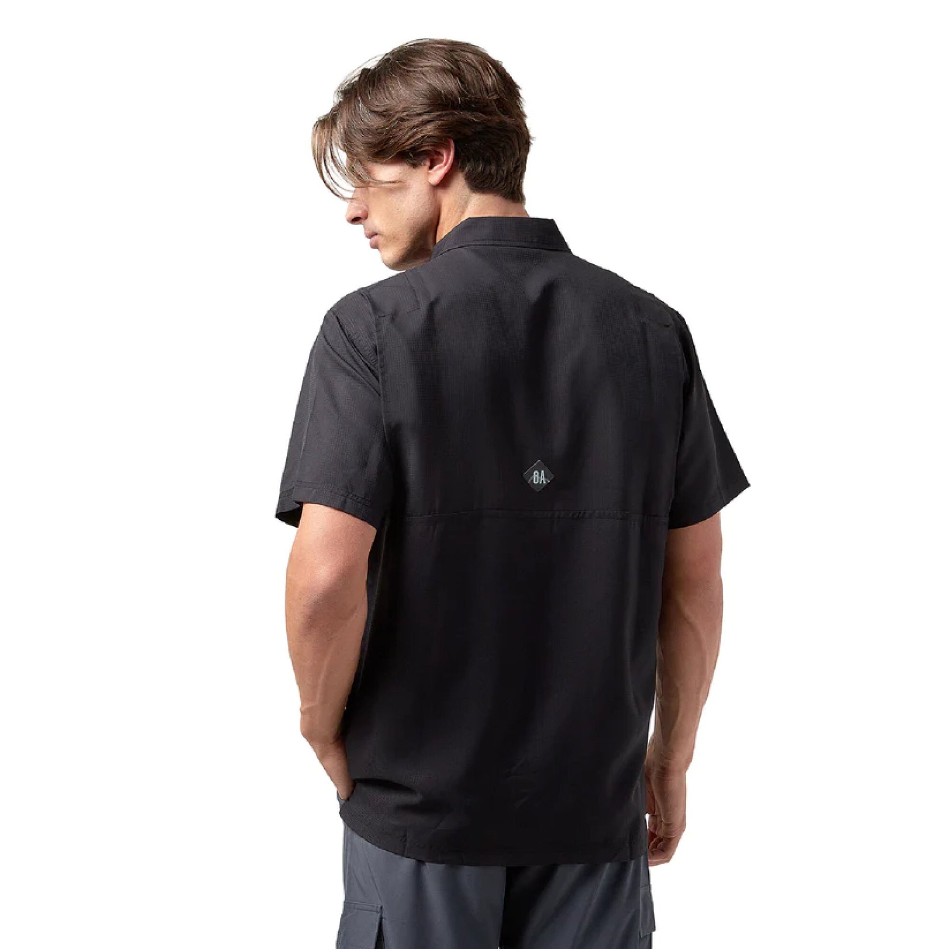 CAMISA HOMBRE QUEPOS / OUTDOOR ADVENTURE#Negro