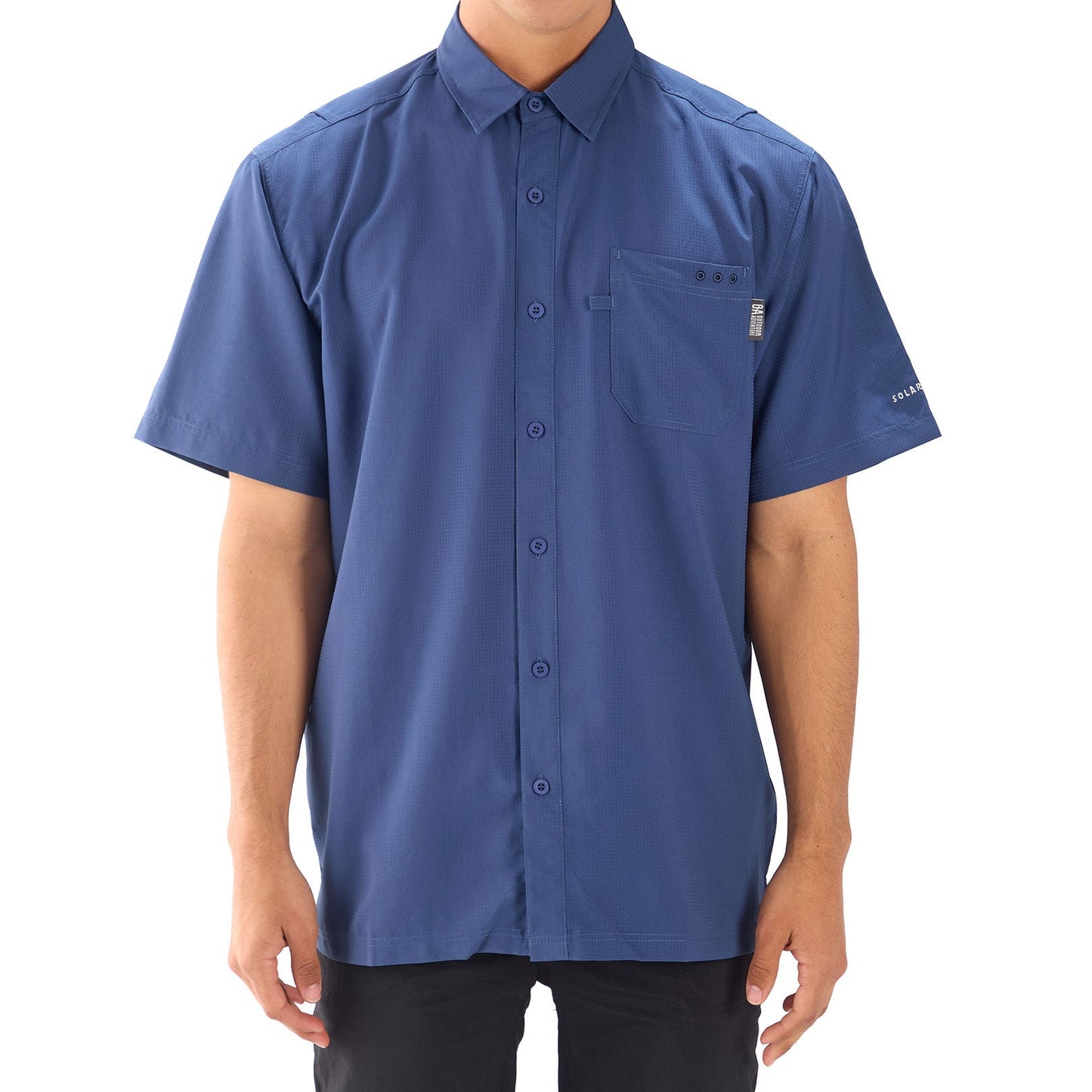 CAMISA HOMBRE QUEPOS MANGA CORTA / OUTDOOR ADVENTURE - Azul