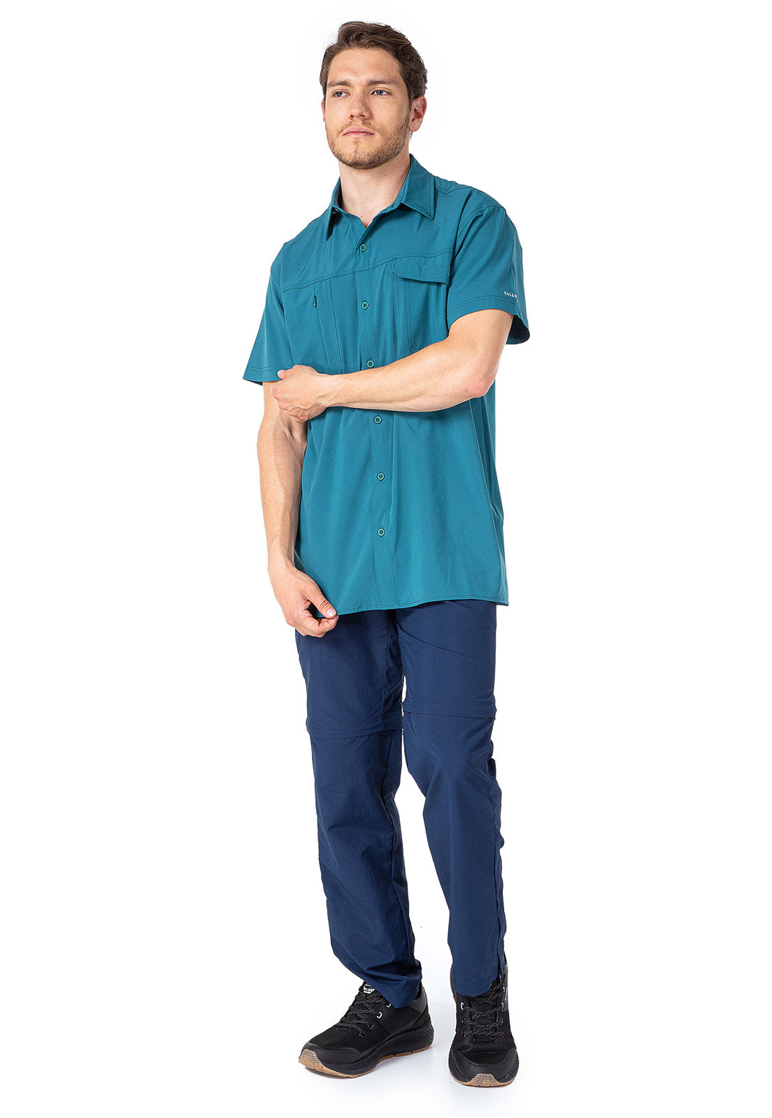 CAMISA HOMBRE LAS PERSLAS 2.0 MANGA CORTA / OUTDOOR ADVENTURE VERDE