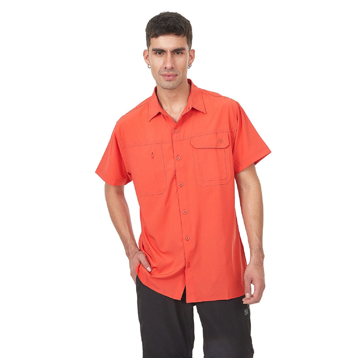 CAMISA HOMBRE LAS PERLAS 2.0 SS / OUTDOOR ADVENTURE#NARANJA