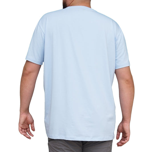 CAMISETA PARA HOMBRE OUTDOOR ADVENTURE TAYRONA - CELESTE#CELESTE