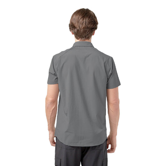 CAMISA MANGA CORTA OUTDOOR ADVENTURE LOS ROQUES 2.0 - GRIS#GRIS