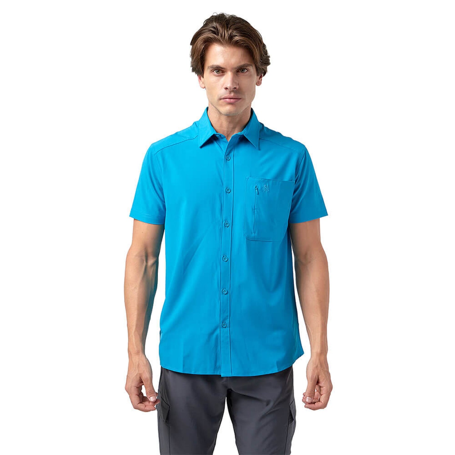 CAMISA DE HOMBRE LOS SUEÑOS 2.0 SS / OUTDOOR ADVENTURE#Azul