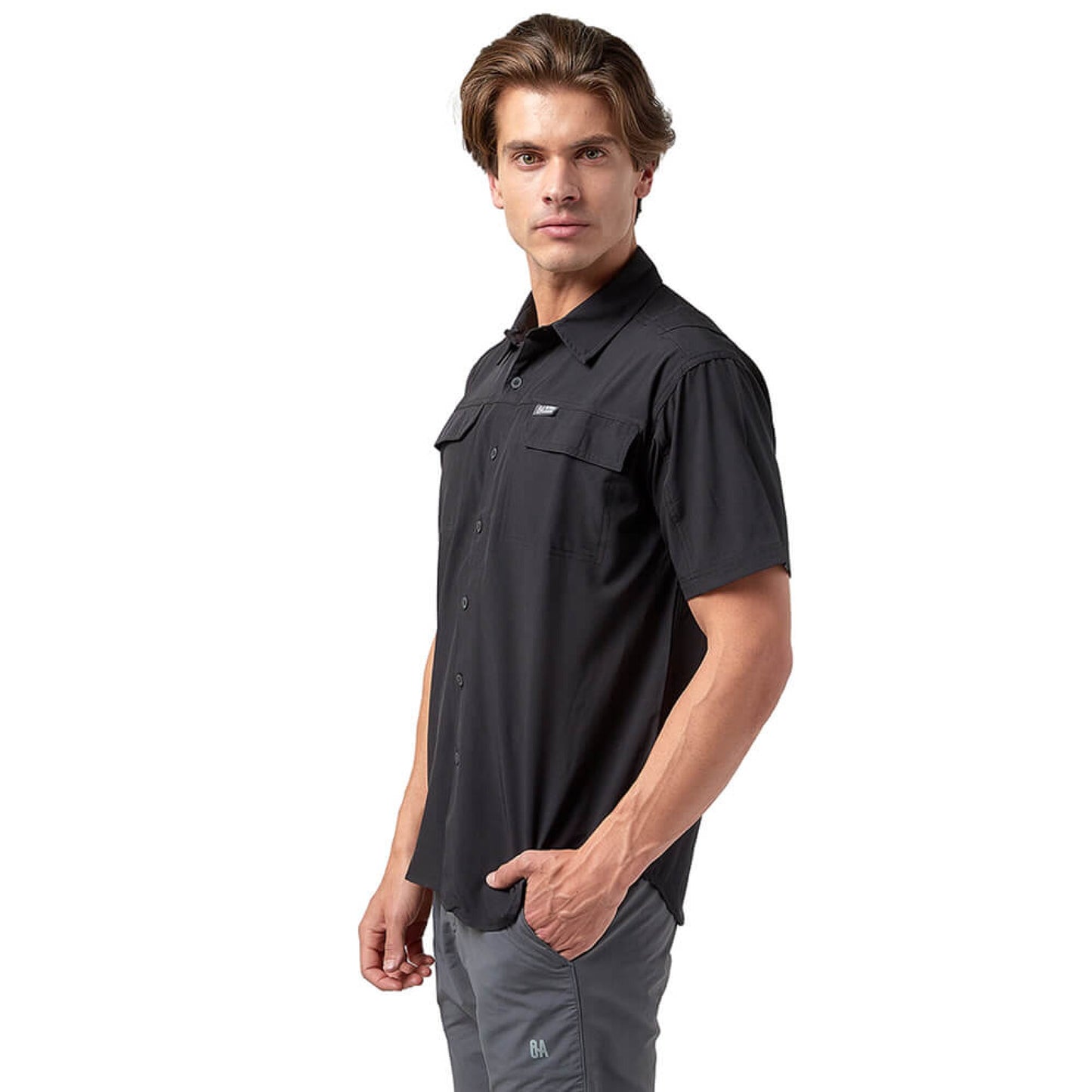 CAMISA HOMBRE ITAMUT 2.0 SS / OUTDOOR ADVENTURE#Negro