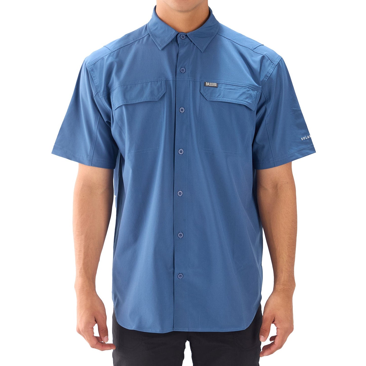 Camisa Hombre manga corta Itamut 2.0 Outdoor Adventure - Azul